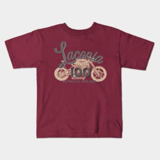 100th Anniversary Laconia Motorcycle Week New Hampshire - grey font Kids T-Shirt